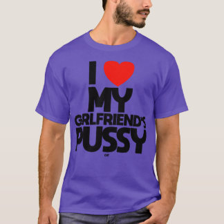 I LOVE MY LFRIENDS PUSSY cat T-Shirt