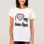 I Love My Lhasa Apso Cute Red Heart Dog Photo T-Shirt