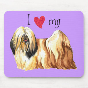 I Love my Lhasa Apso Mouse Pad