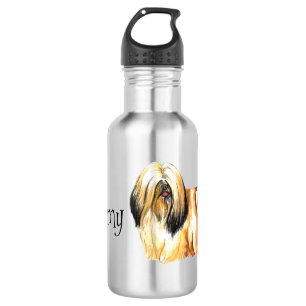 I Love my Lhasa Apso Stainless Steel Water Bottle