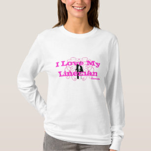 I Love My Lineman Hoody-Pink T-Shirt