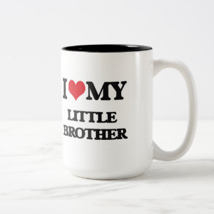 I love my little Brother Two-Tone Coffee Mug