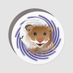 I love my little hamster automagnet car magnet