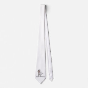 I Love My Little White Dog - Havanese Neck Tie
