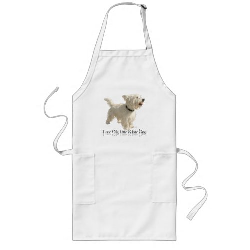 I Love My Little White Dog _ Westie Long Apron