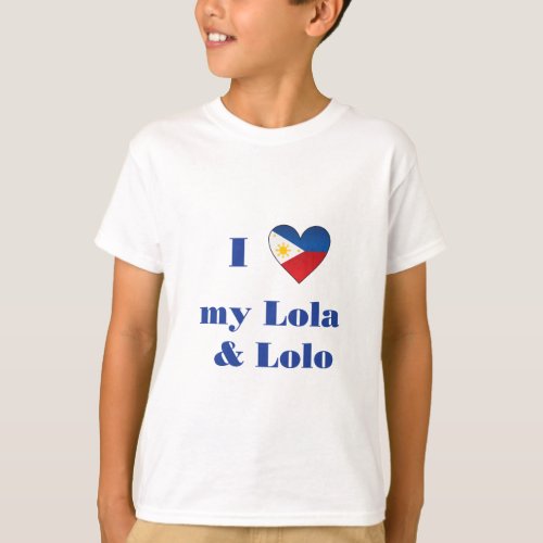 I Love My Lola and Lolo1 T_Shirt