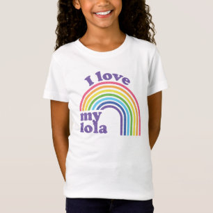 I Love My Lola - Cute Rainbow T-Shirt