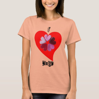 I Love My Man Customizeable Burnout Tee