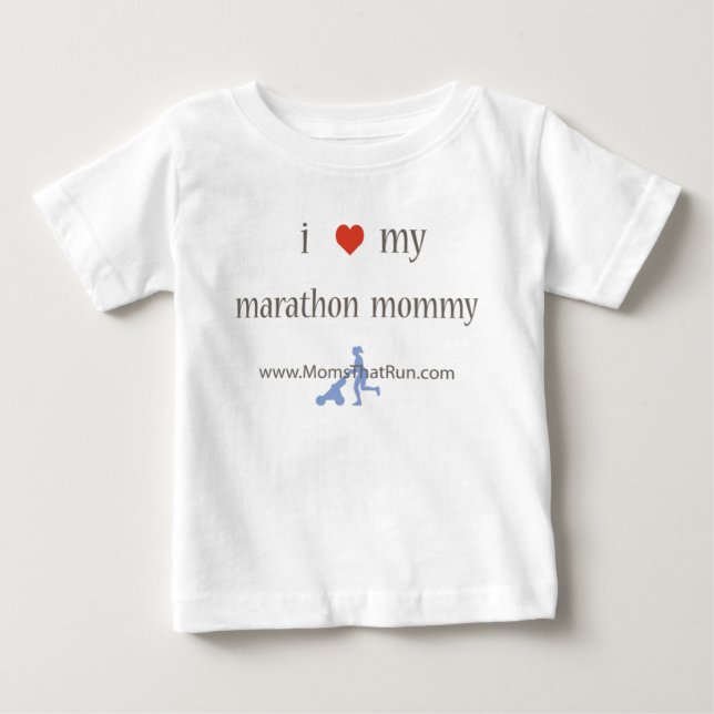 i love my marathon mommy unisex t-shirt (Front)
