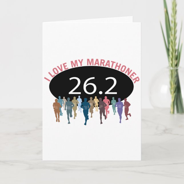 I love my Marathoner Card (Front)