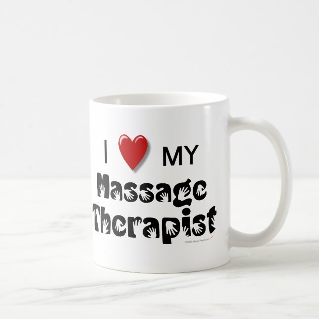 I Love My Massage Therapist Mug (Right)