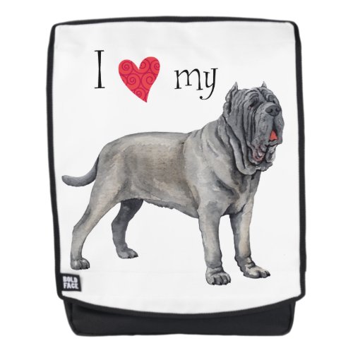 I Love my Mastino Backpack