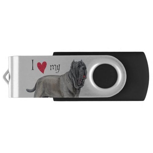 I Love my Mastino USB Flash Drive