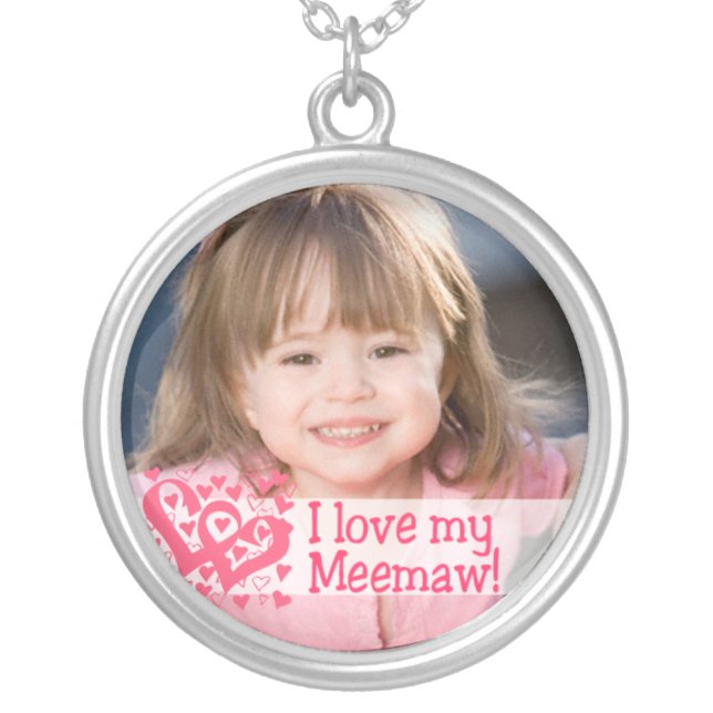 I LOVE MY MEEMAW Necklace (Front)