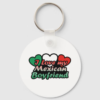 I Love My Mexican Boyfriend Keychain