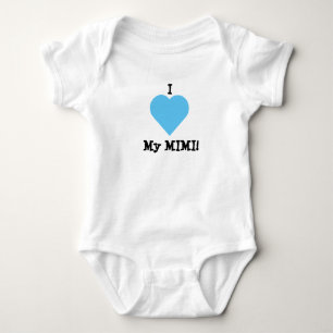 I Love My Mimi Baby Bodysuit