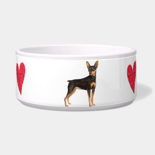 I Love my Min Pin Bowl