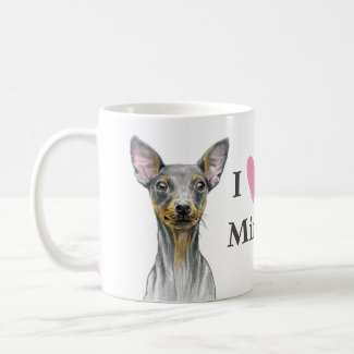 I love my Min Pin Miniature pinscher Cute Dog