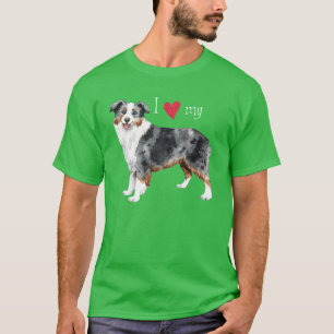 I Love my Mini American Shepherd T-Shirt