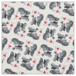 I Love my Miniature Poodle Fabric