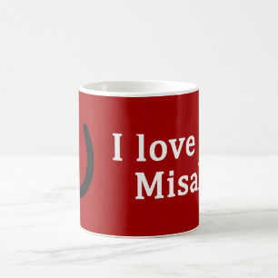 I Love My Misaki Horse Coffee Mug