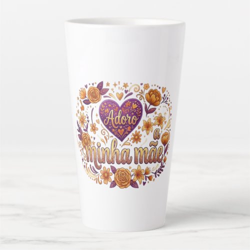 I love my mom, latte mug
