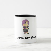 I Love My Mom Mug