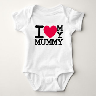 i love my mommy mom mom baby kids design bodysuit