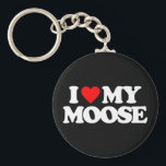 I LOVE MY MOOSE KEYCHAIN<br><div class="desc">I LOVE MY MOOSE</div>