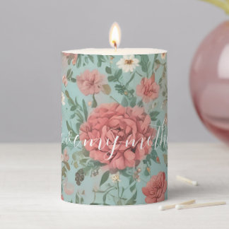 I Love My Mother Pillar Candle