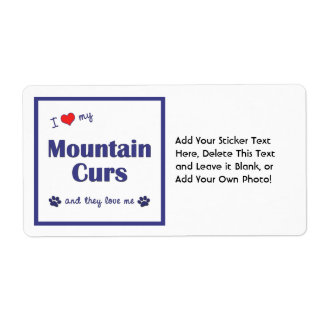 Curs Return Address Labels Wedding Tips And Inspiration Mountain Cur Dog Gifts On Zazzle