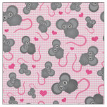 I love my mouse pattern in pink fabric