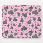 I love my mouse pattern in pink mouse pad