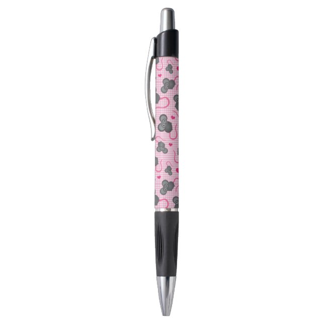 I love my mouse pattern in pink pen (Top (Vertical))