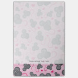 I love my mouse pattern in pink post-it notes