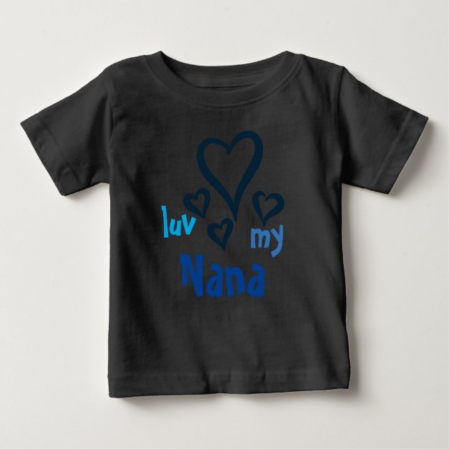 I Love My Nana Baby T-shirt (Front)