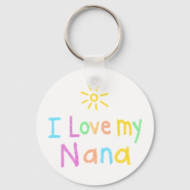 I Love my Nana Keychain (Front)
