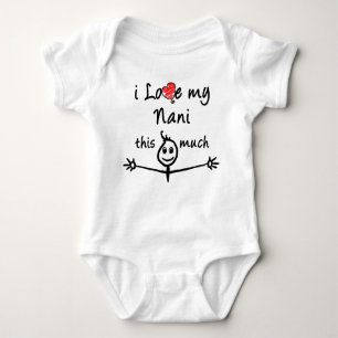 I love my Nani! (Grandma) Baby Bodysuit
