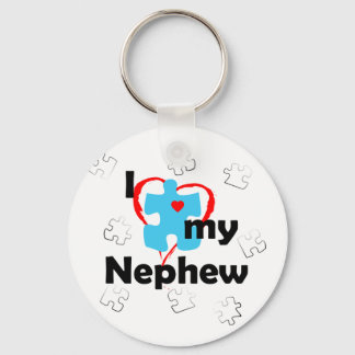 I Love My Nephew - Autism Keychain