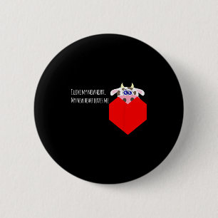 I Love My New Cow Valve Heart Patient  Button
