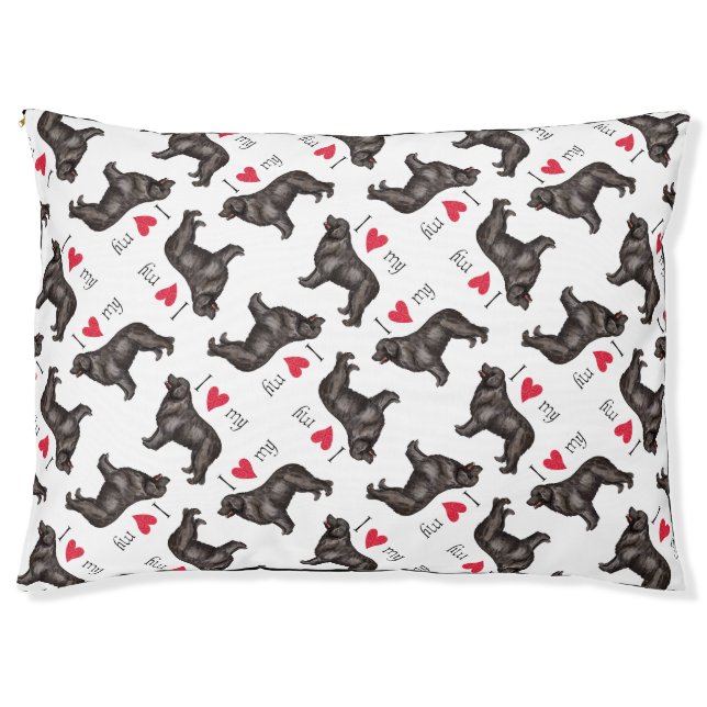 I Love my Newfoundland Pet Bed (Front)