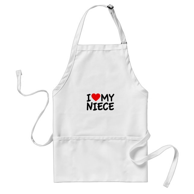 I love my Niece Adult Apron (Front)