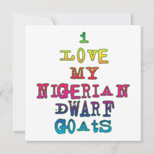 I Love My Nigerian Dwarf Goats