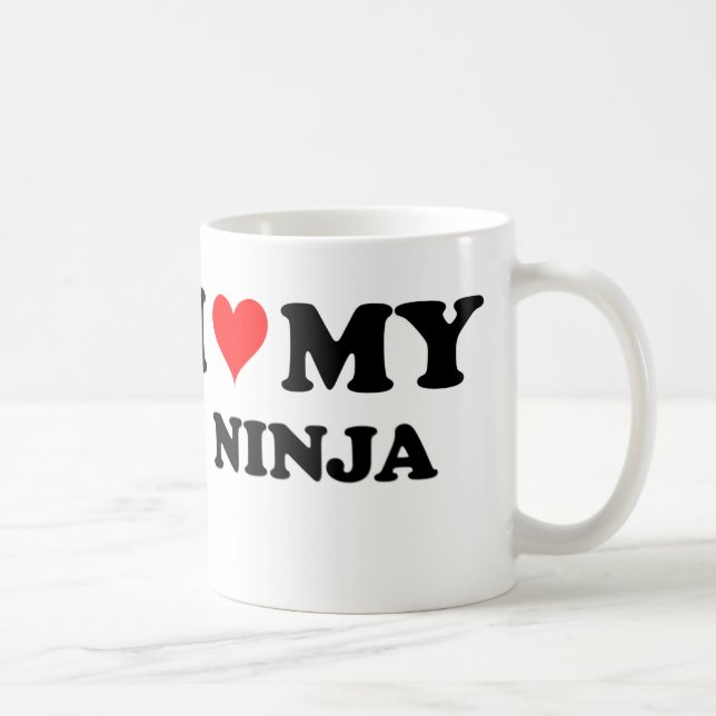 I Love My Ninja Coffee Mug (Right)