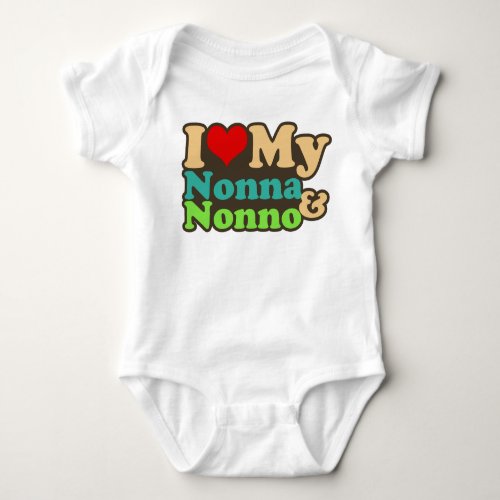 i love my nonna and nonno baby bodysuit