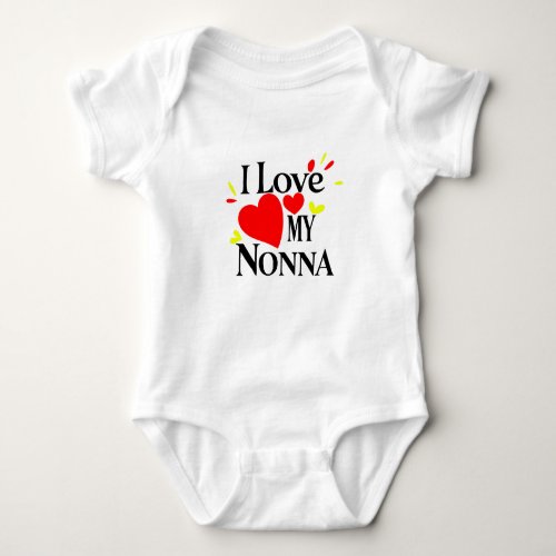 I love my Nonna Baby Bodysuit