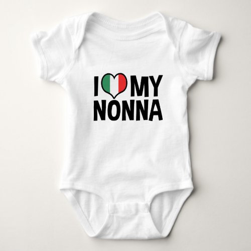 I Love My Nonna Baby Bodysuit