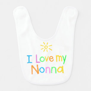 I Love My Nonna Bib