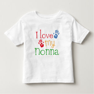 I Love My Nonna Handprints Toddler T-shirt