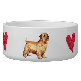 I Love my Norfolk Terrier Bowl